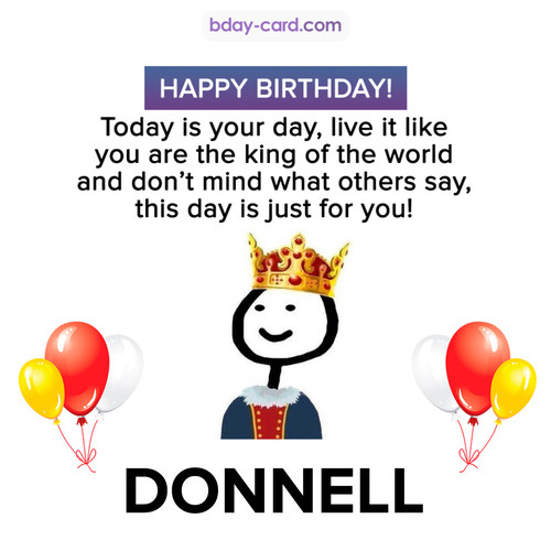 Happy Birthday Meme for Donnell