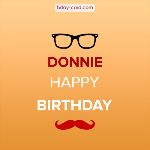 Happy Birthday photos for Donnie with antennae