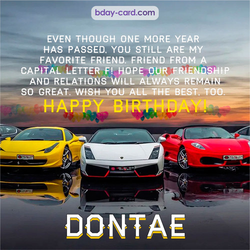 Birthday pics for Dontae with Sports cars