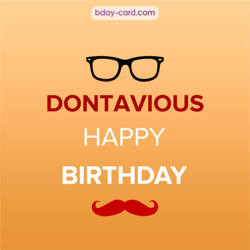 Happy Birthday photos for Dontavious with antennae
