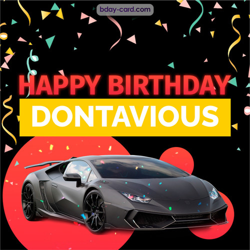 Bday pictures for Dontavious with Lamborghini
