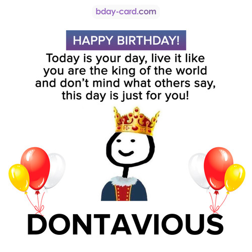 Happy Birthday Meme for Dontavious