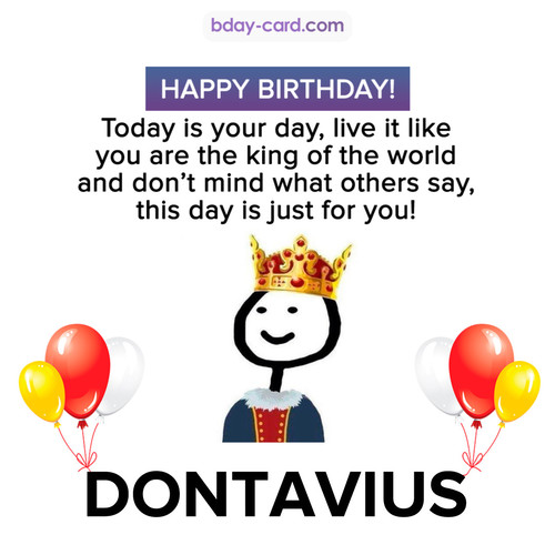 Happy Birthday Meme for Dontavius