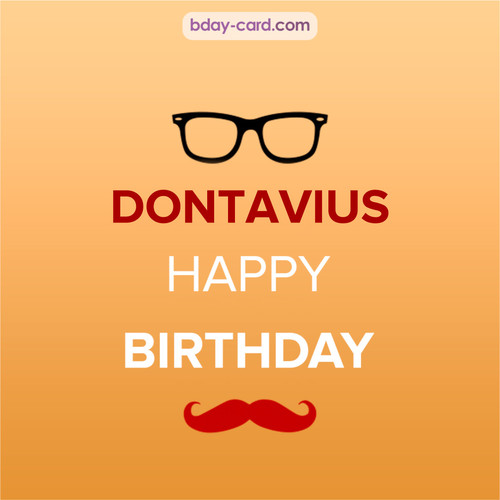 Happy Birthday photos for Dontavius with antennae