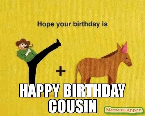 Happy Birday Cousin Memes