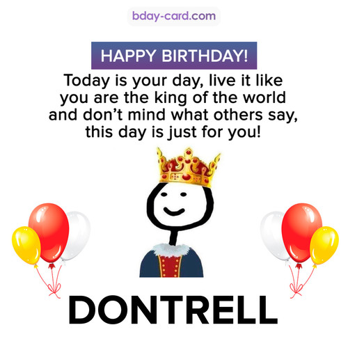 Happy Birthday Meme for Dontrell