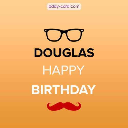 Happy Birthday photos for Douglas with antennae
