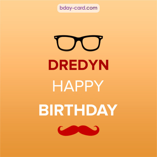 Happy Birthday photos for Dredyn with antennae