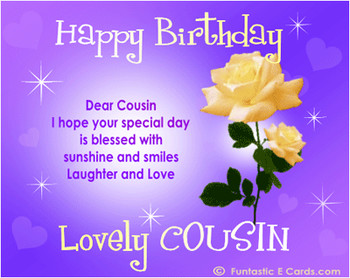 Happy Birday Lovely Cousin Pictures Photos and Images for