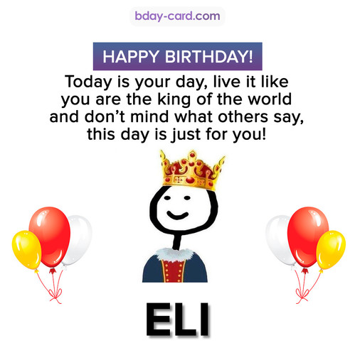 Happy Birthday Meme for Eli