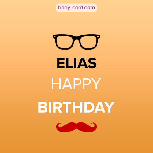 Happy Birthday photos for Elias with antennae