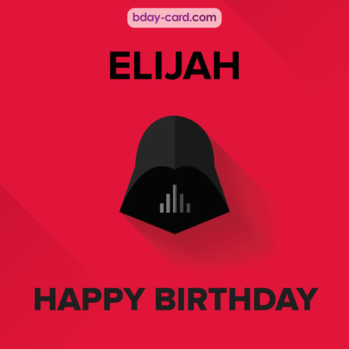 Happy Birthday pictures for Elijah with Darth Vader