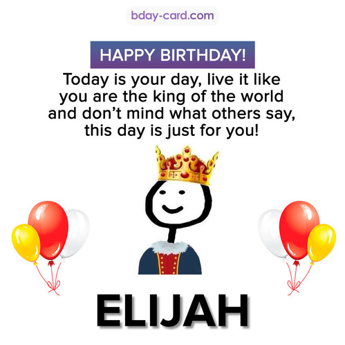 Happy Birthday Meme for Elijah
