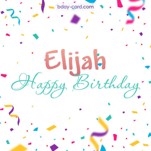 Greetings pics for Elijah with sweets