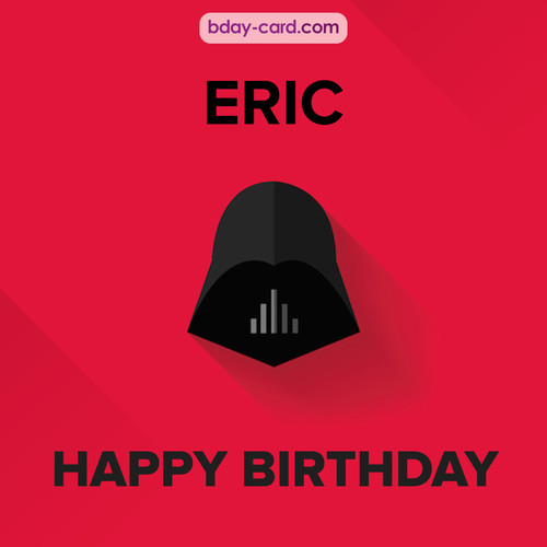 Happy Birthday pictures for Eric with Darth Vader