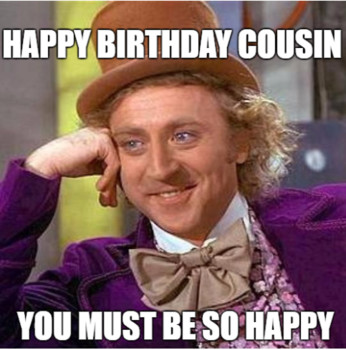 Happy Birday Memes For Cousin Happy Wishes