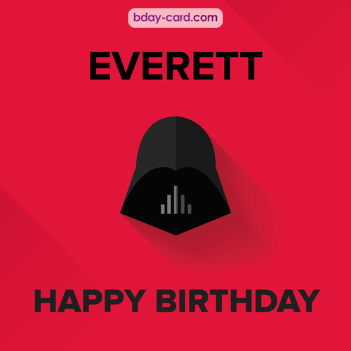 Happy Birthday pictures for Everett with Darth Vader