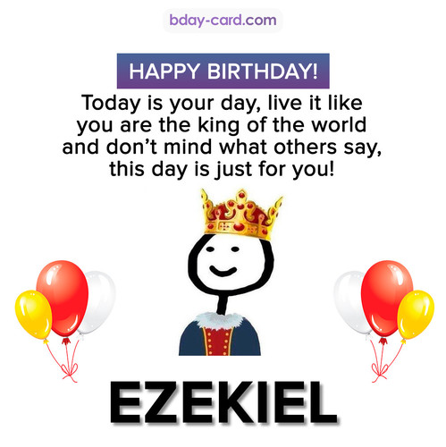 Happy Birthday Meme for Ezekiel
