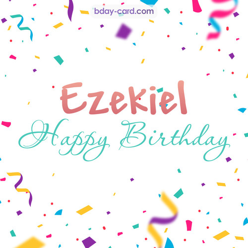 Greetings pics for Ezekiel with sweets