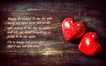 Cute and romantic happy birthday quotes for him with love...