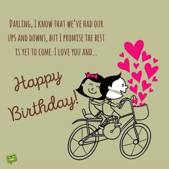 Happy birthday my love quotes for him