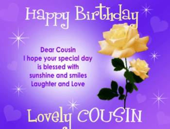 Happy Birday Cousin Quotes Images Pictures photos