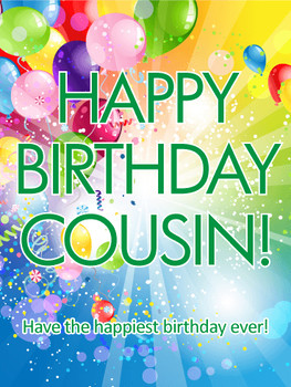 Have e Happiest Birday Happy Birday Card for Cousin