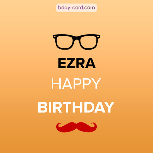 Happy Birthday photos for Ezra with antennae