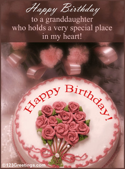 Granddaughters Birday Free Extended Family eCards Greeting