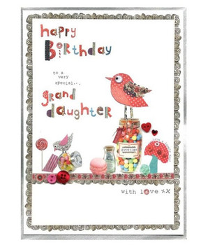 Granddaughter Birday Cards Cinnamon Aitch Birday Cards
