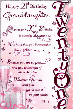 Birday Card Poems for Daughter Awesome Happy st Birday