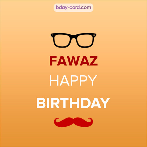 Happy Birthday photos for Fawaz with antennae
