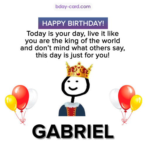 Happy Birthday Meme for Gabriel