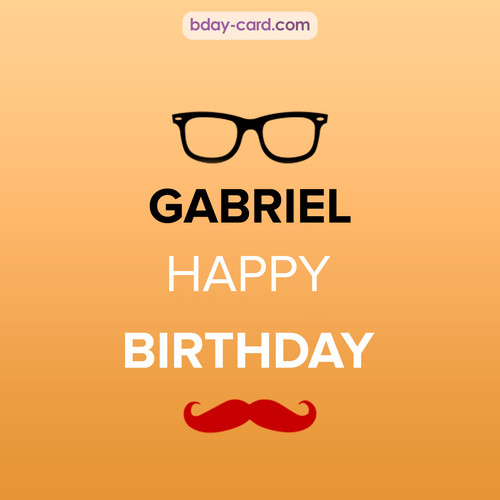 Happy Birthday photos for Gabriel with antennae