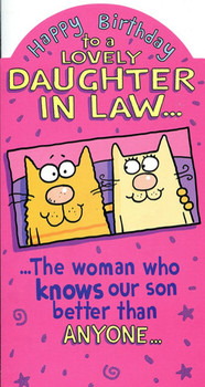 Happy Birday Daughter In Law Birday Greetings Card