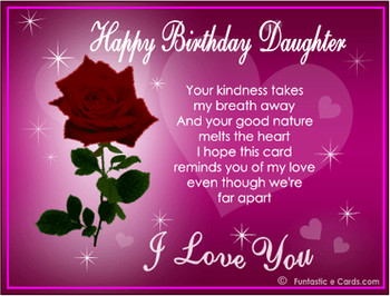 Birday Wishes for Daughter Holiday messages Daughter birday