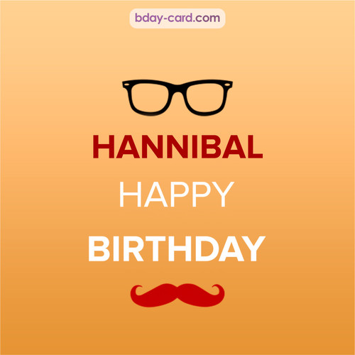 Happy Birthday photos for Hannibal with antennae