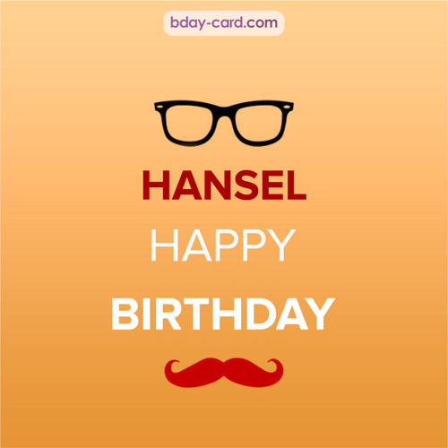 Happy Birthday photos for Hansel with antennae