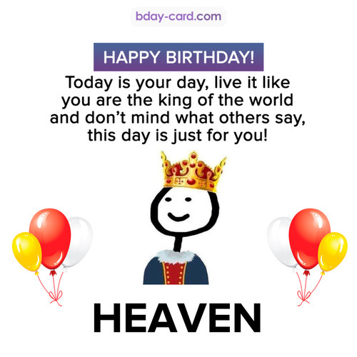 Happy Birthday Meme for Heaven