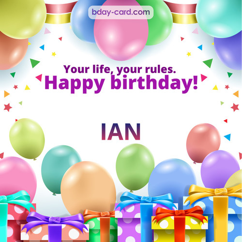 Funny Birthday pictures for Ian