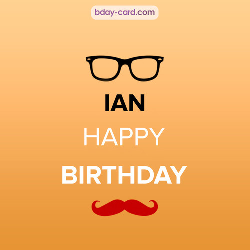 Happy Birthday photos for Ian with antennae