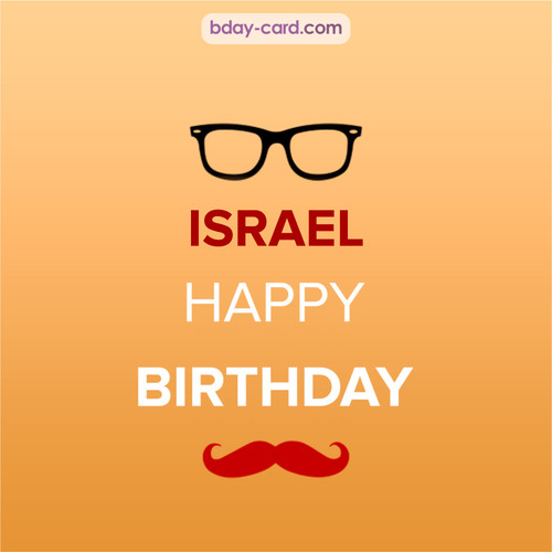 Happy Birthday photos for Israel with antennae