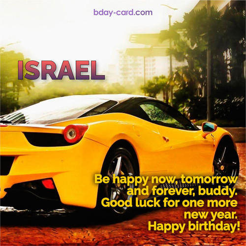 Birthday photos for Israel with Wheelbarrow