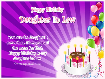 Birday Wishes for Daughter Wordings and Messages