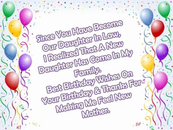 Happy Birday Wishes for Daughter In Law Best Of e Best