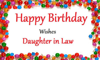 Sweet Birday Sms For Daughter In Law – SMS Khoj – Handpic...