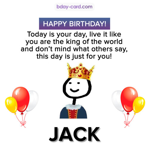 Happy Birthday Meme for Jack