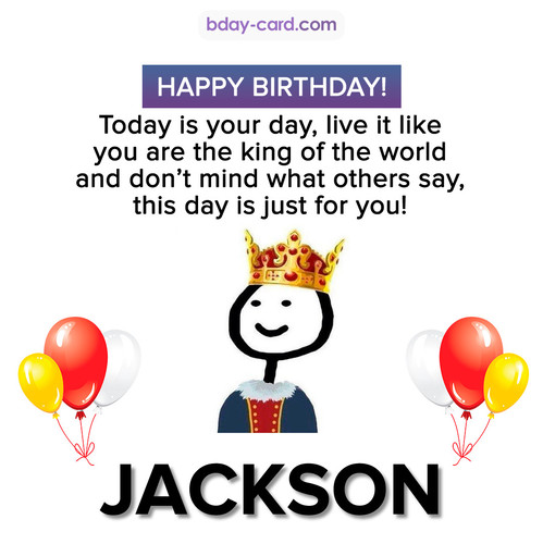 Happy Birthday Meme for Jackson