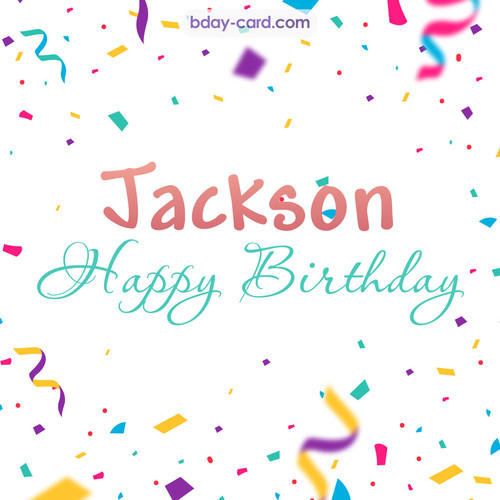 Greetings pics for Jackson with sweets