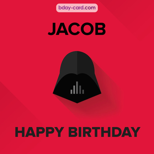 Happy Birthday pictures for Jacob with Darth Vader